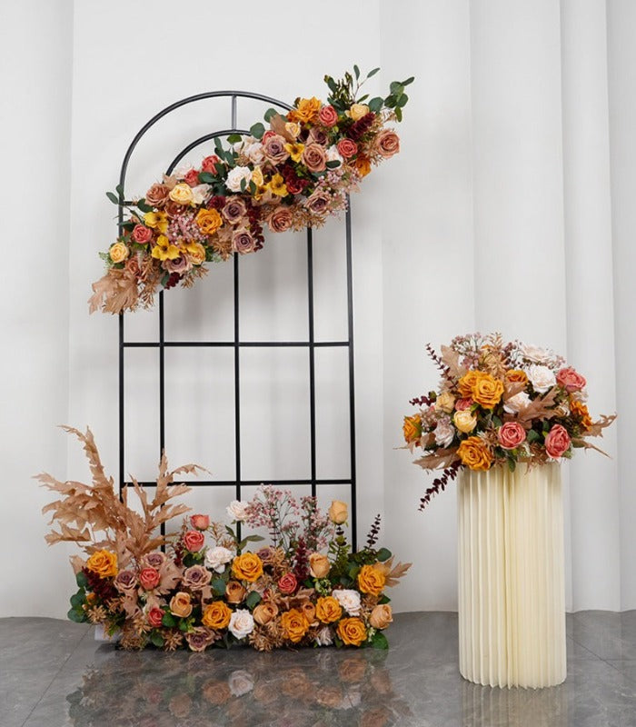 Table Floral Artificial Flower Wedding Party Birthday Backdrop Decor CH6516