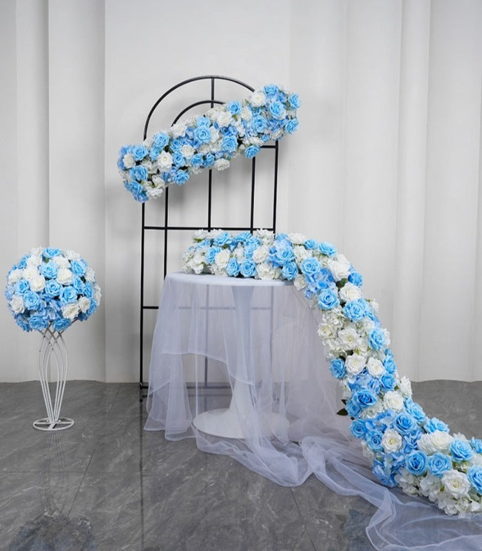 Table Floral Artificial Flower Wedding Party Birthday Backdrop Decor CH6513