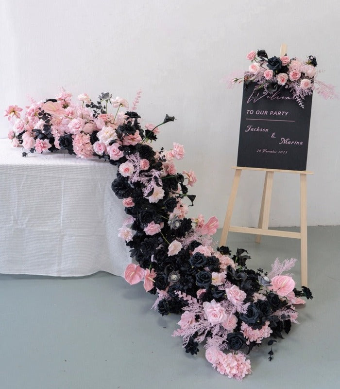 200*30*80cm Flower Arrangement Artificial Flower Wedding Party Birthday Backdrop Decor CH6545