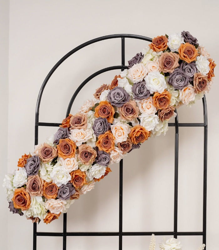 100*35cm Artificial Flower Arrangement Row Wedding Party Birthday Backdrop Decor CH6502