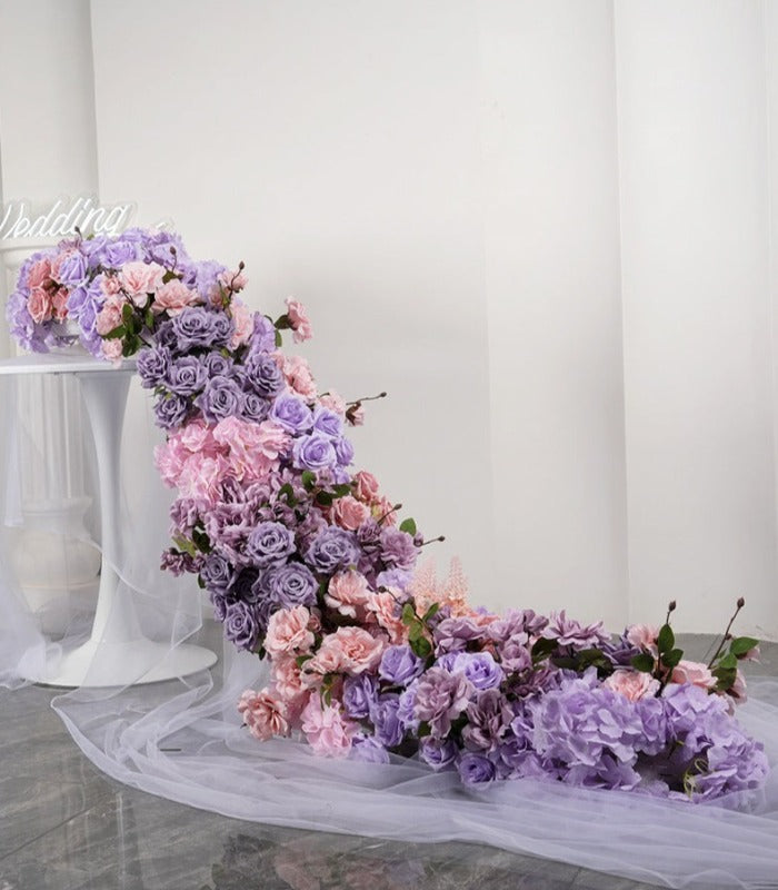 200*40cm Flower Arrangement Artificial Flower Wedding Party Birthday Backdrop Decor CH6541