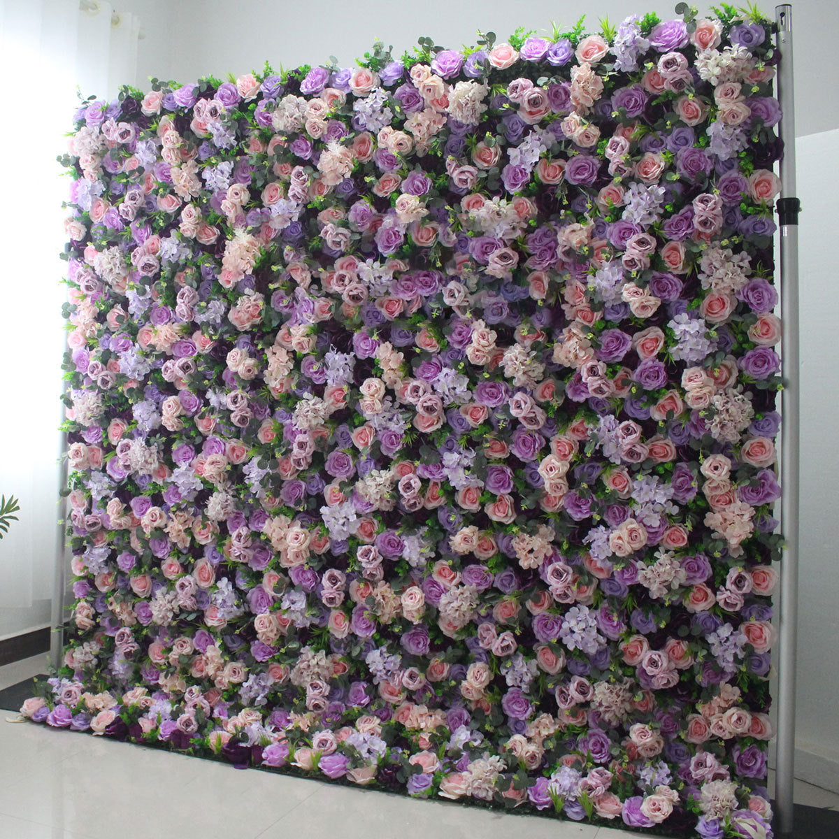 3D Artificial Flower Wall Arrangement Wedding Party Birthday Backdrop Decor HQ1176