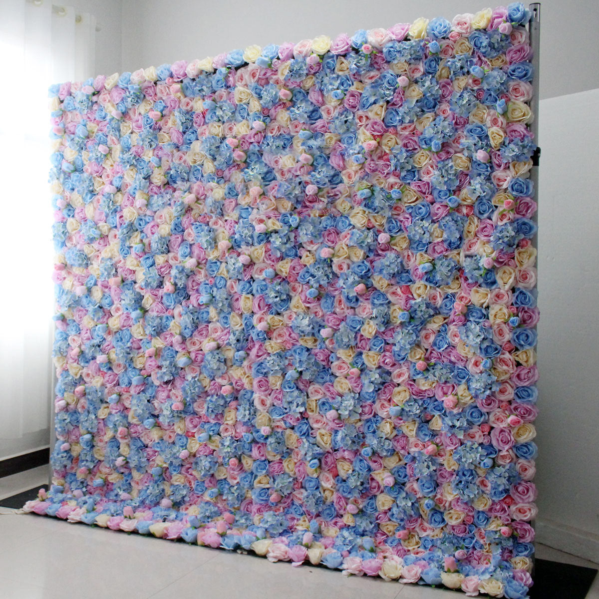 3D Artificial Flower Wall Arrangement Wedding Party Birthday Backdrop Decor HQ1179