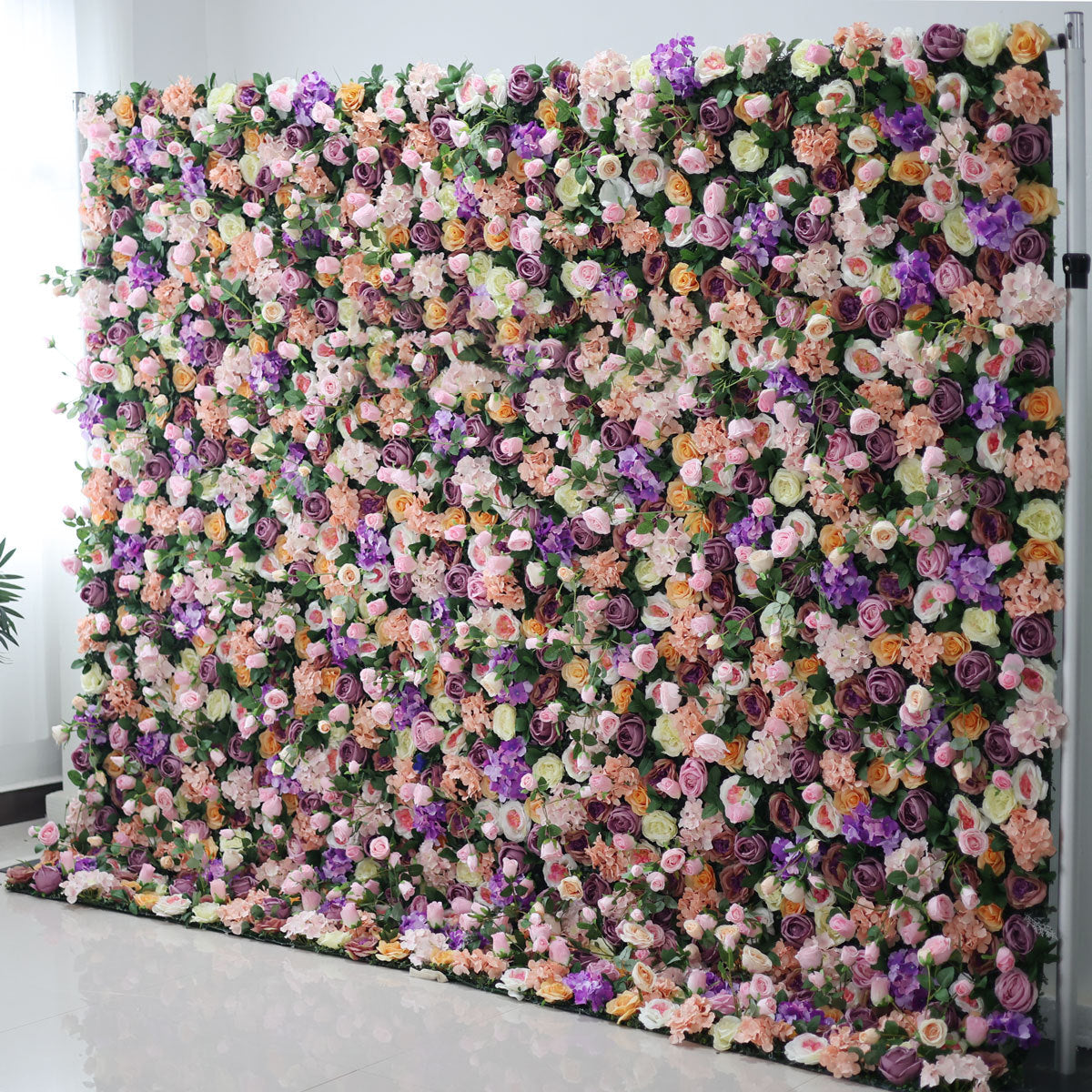 3D Artificial Flower Wall Arrangement Wedding Party Birthday Backdrop Decor HQ1190