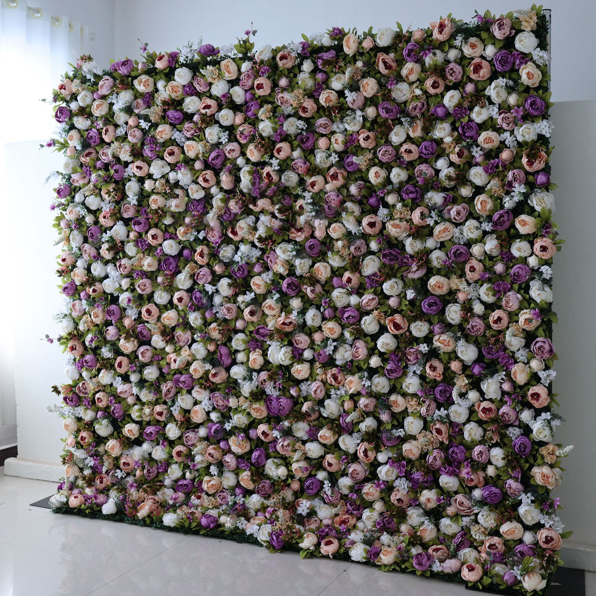 3D Artificial Flower Wall Arrangement Wedding Party Birthday Backdrop Decor HQ1307