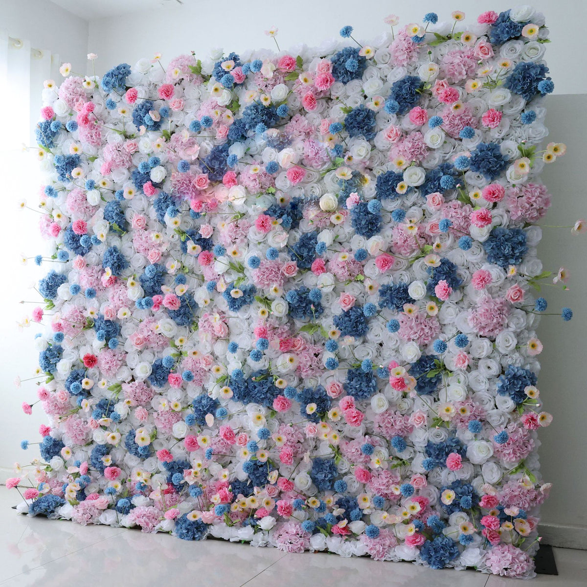 3D Artificial Flower Wall Arrangement Wedding Party Birthday Backdrop Decor HQ1313