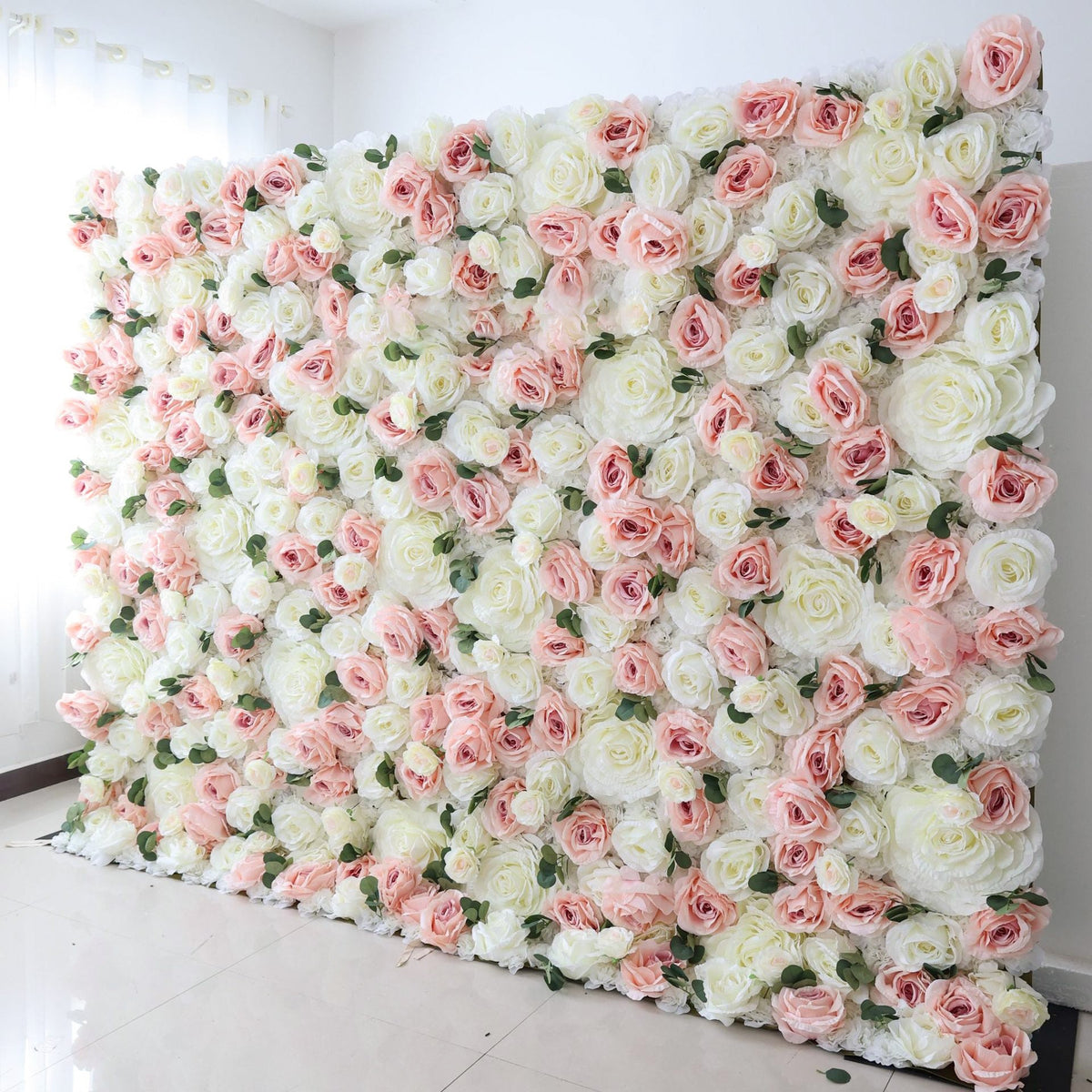 3D Artificial Flower Wall Arrangement Wedding Party Birthday Backdrop Decor HQ1319