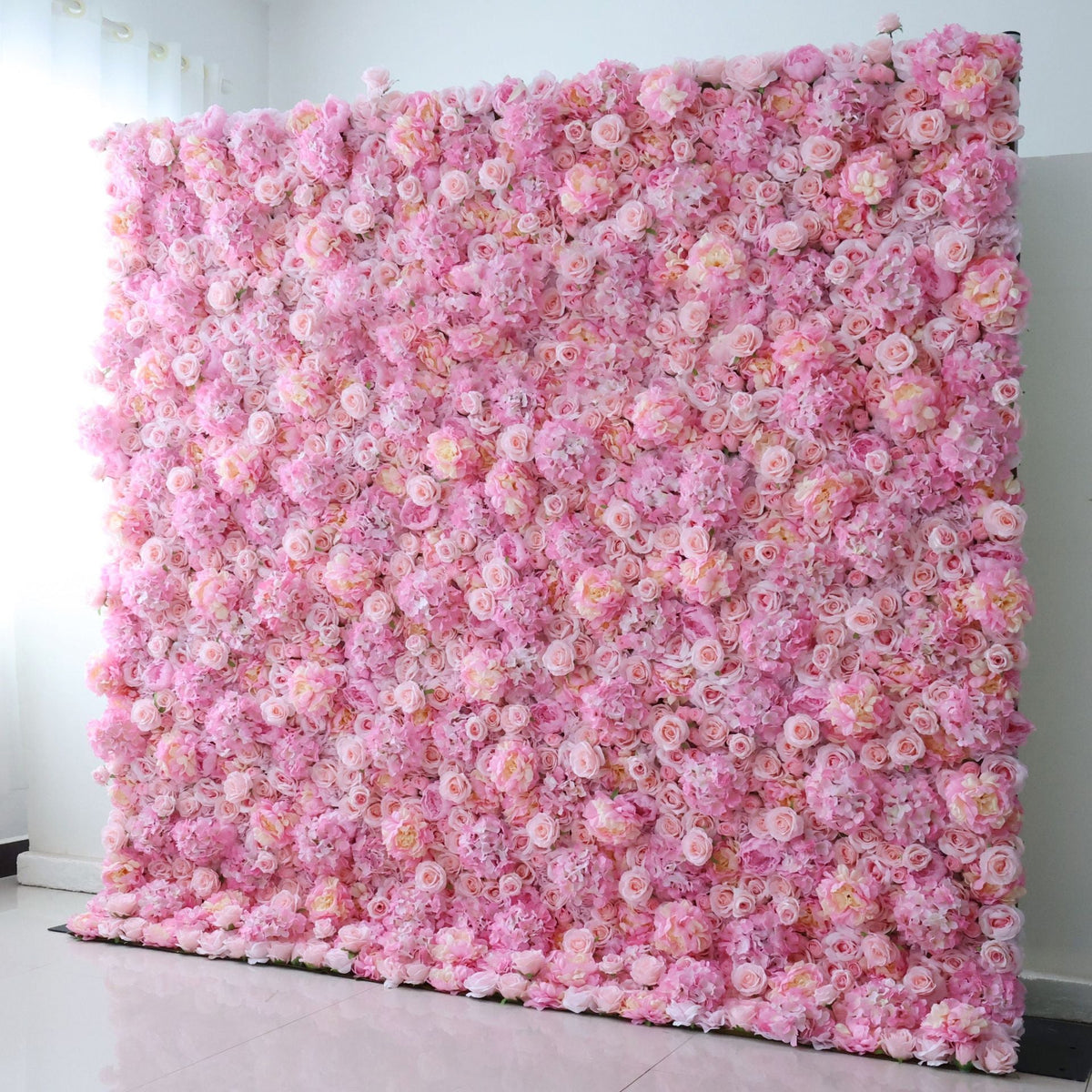 3D Artificial Flower Wall Arrangement Wedding Party Birthday Backdrop Decor HQ1337