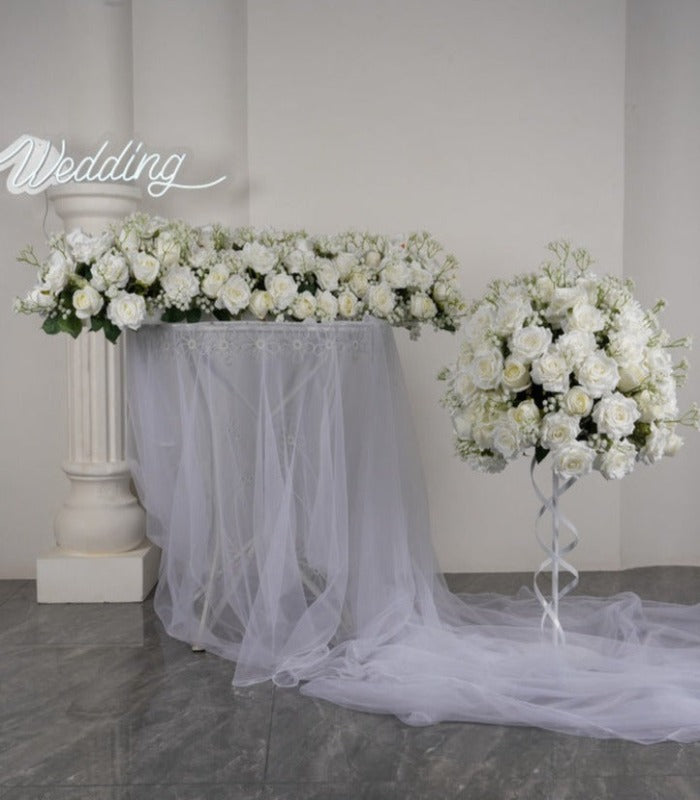 Table Floral Artificial Flower Wedding Party Birthday Backdrop Decor CH6511