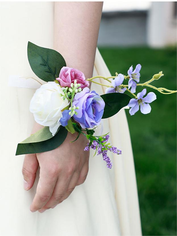 Purple Lilac Artificial Flower Wedding Bridal Bouquets SP1916