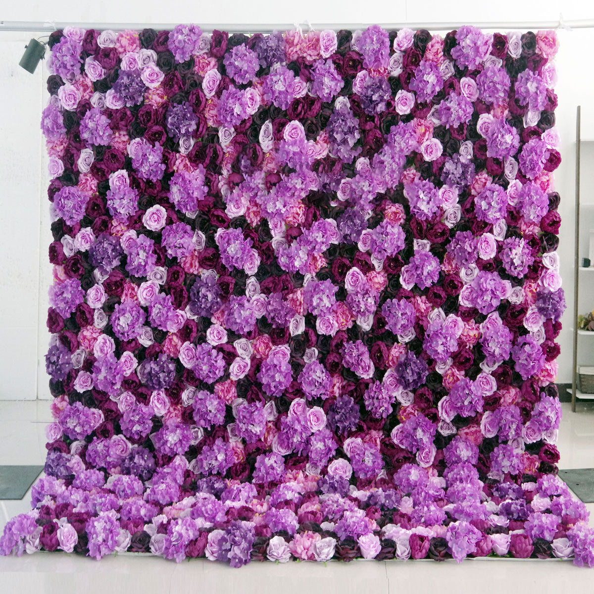 3D Artificial Flower Wall Arrangement Wedding Party Birthday Backdrop Decor HQ1057