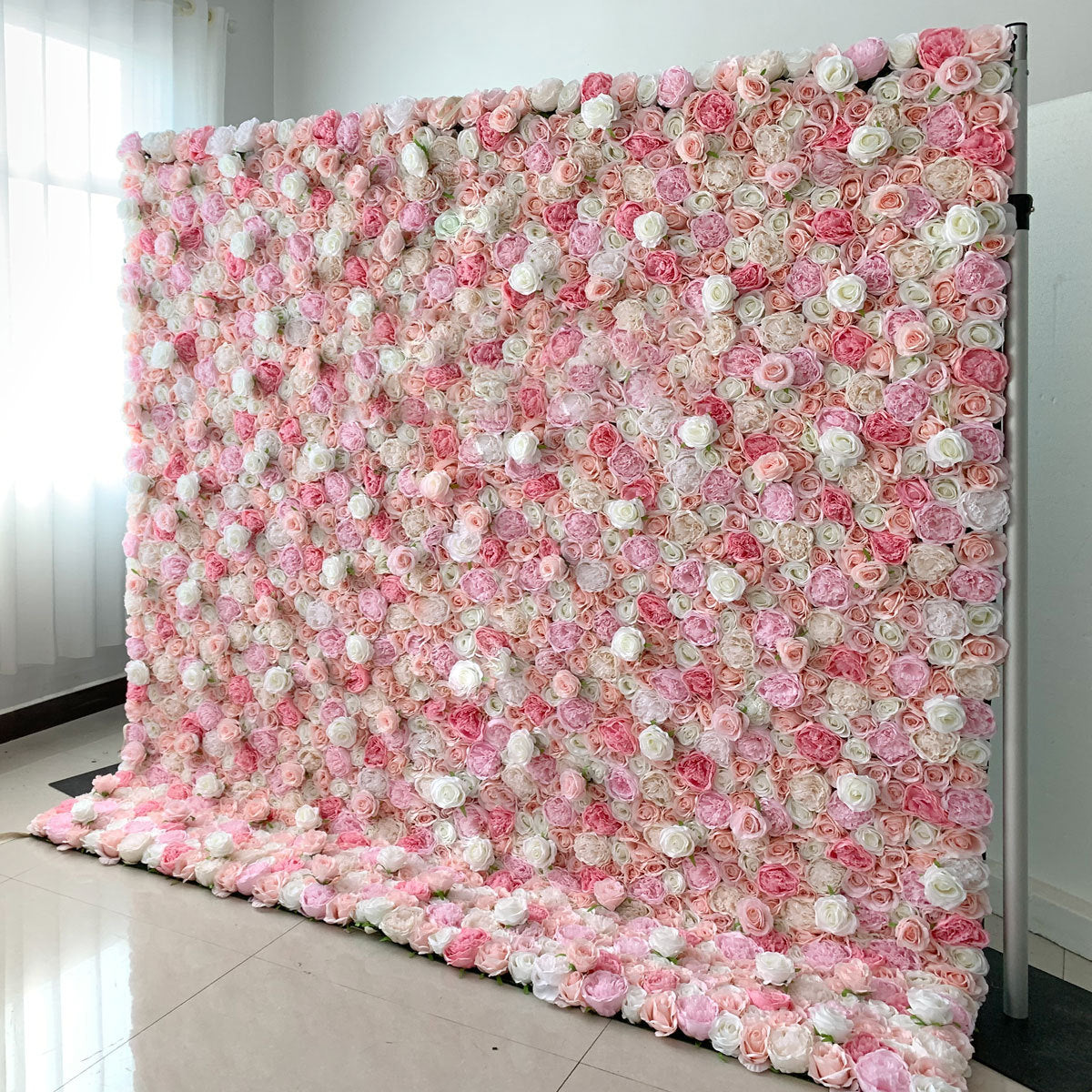 3D Artificial Flower Wall Arrangement Wedding Party Birthday Backdrop Decor HQ1161