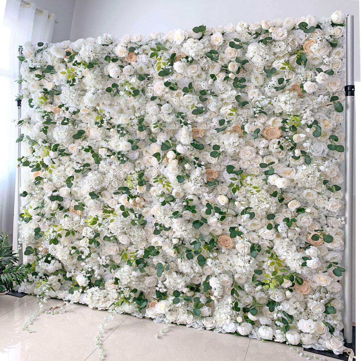 3D Artificial Flower Wall Arrangement Wedding Party Birthday Backdrop Decor HQ1150