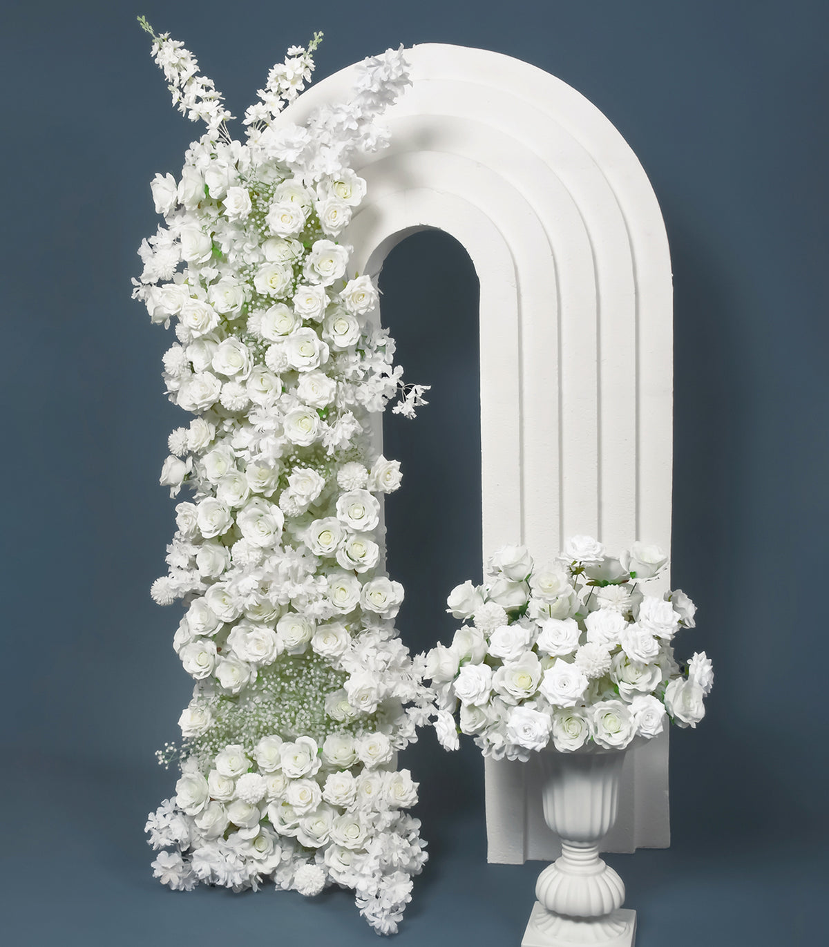 White Gypsophila Rose Artificial Flower Wedding Party Birthday Backdrop Decor CH1013