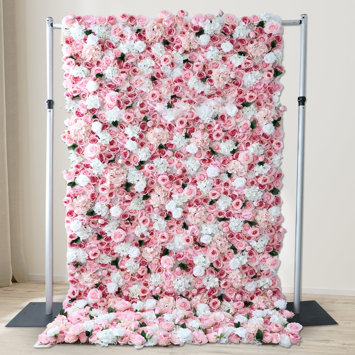3D Artificial Flower Wall Arrangement Wedding Party Birthday Backdrop Decor HQ1312