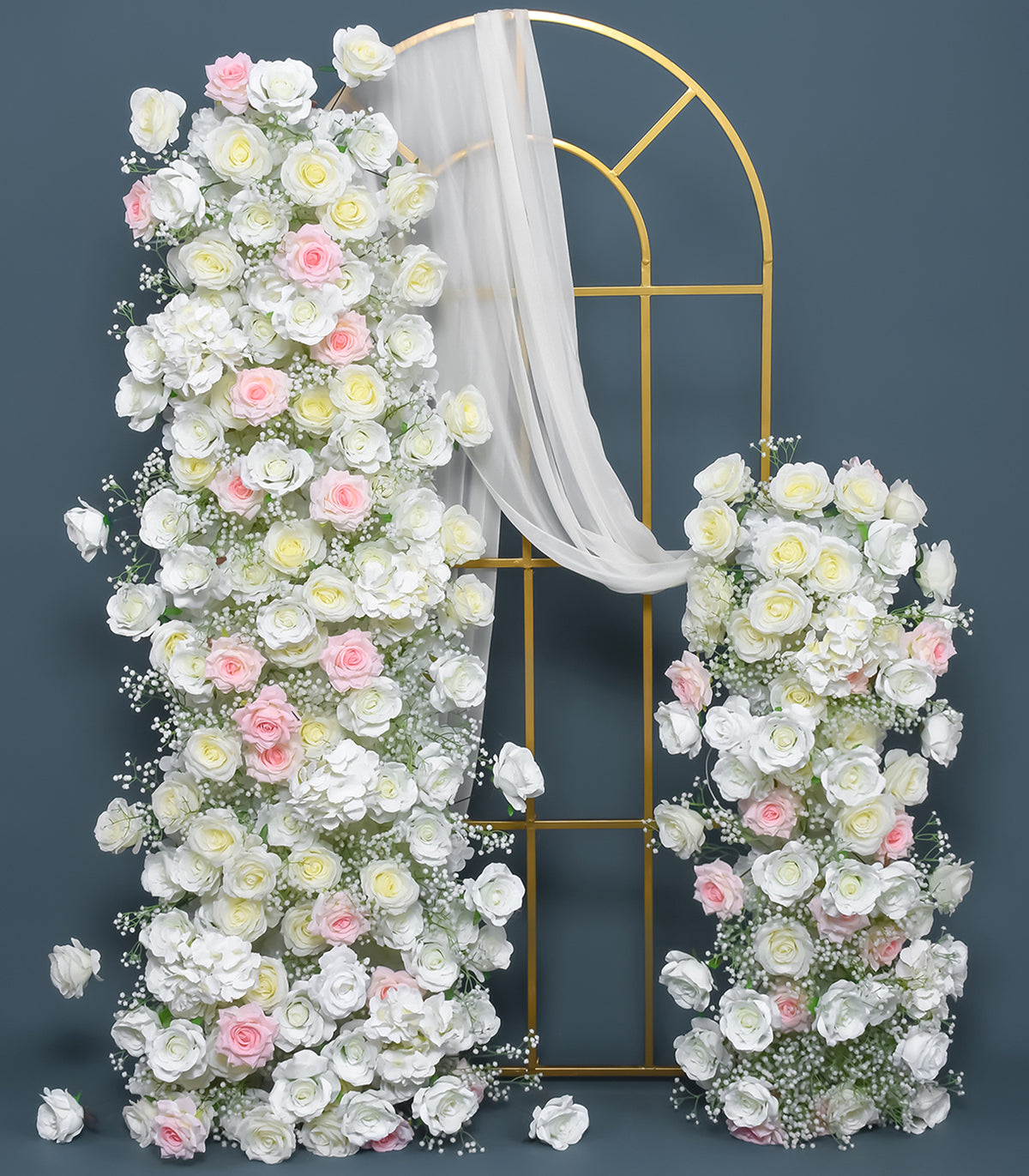 White Pink Gypsophila Rose Artificial Flower Wedding Party Birthday Backdrop Decor CH1080