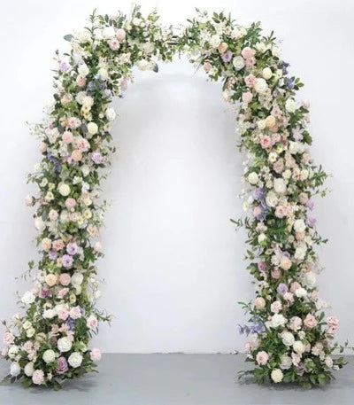 White Pink Rose Peony  Artificial Flower Wedding Party Birthday Backdrop Decor CH4419
