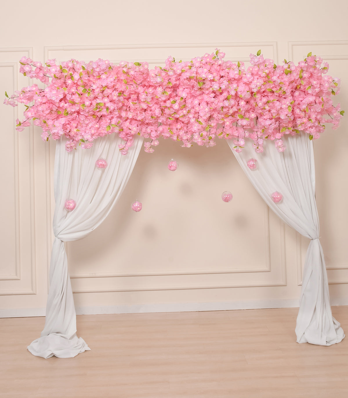 Pink Cherry Blossoms Artificial Flower Wedding Party Birthday Backdrop Decor CH1061