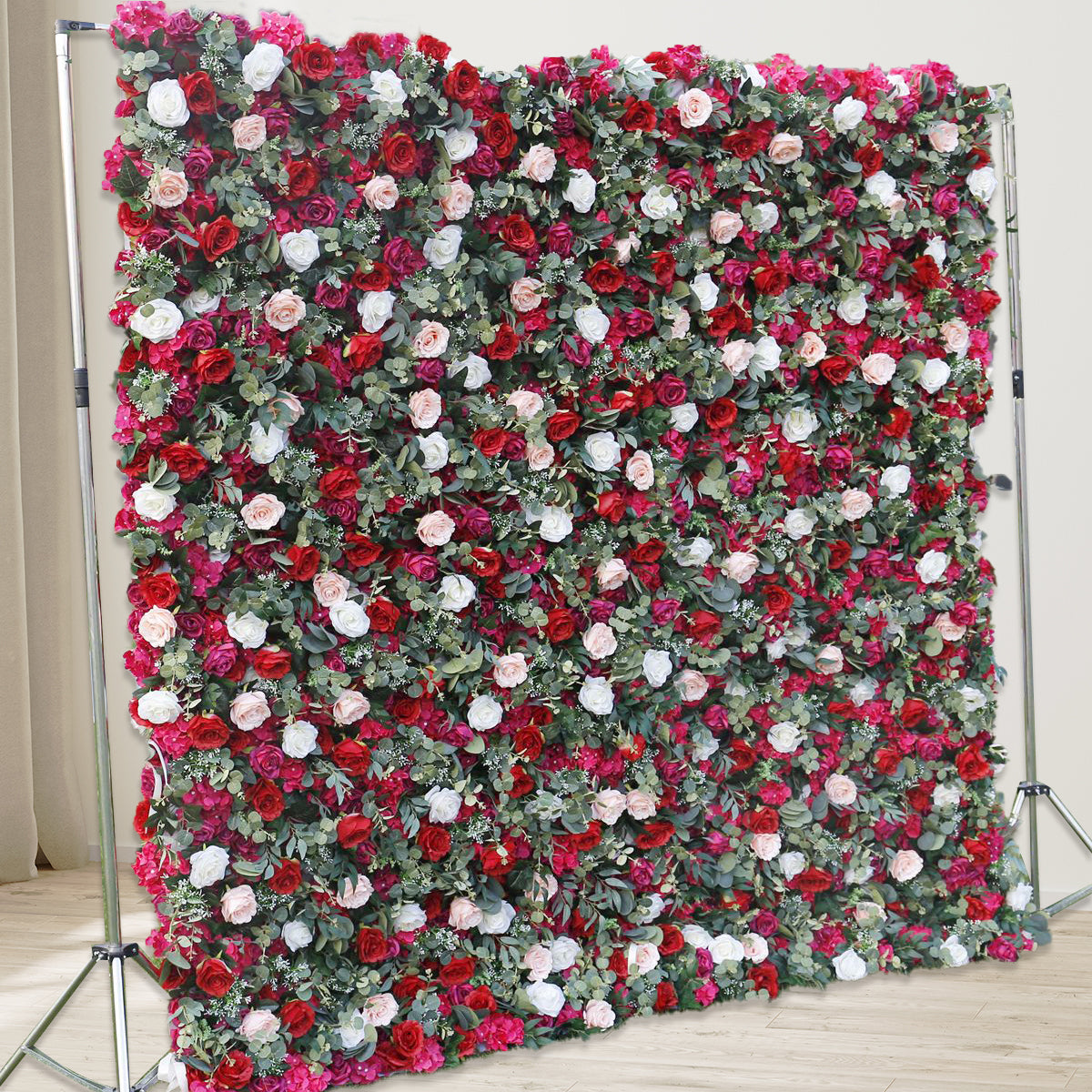 3D Artificial Flower Wall Arrangement Wedding Party Birthday Backdrop Decor HQ3502