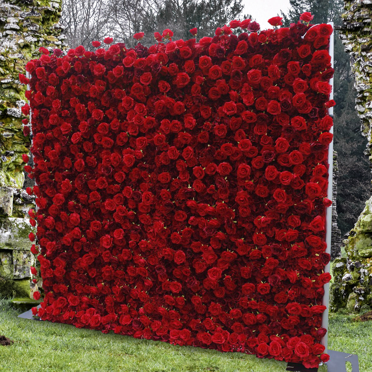 3D Artificial Flower Wall Arrangement Wedding Party Birthday Backdrop Decor HQ9003