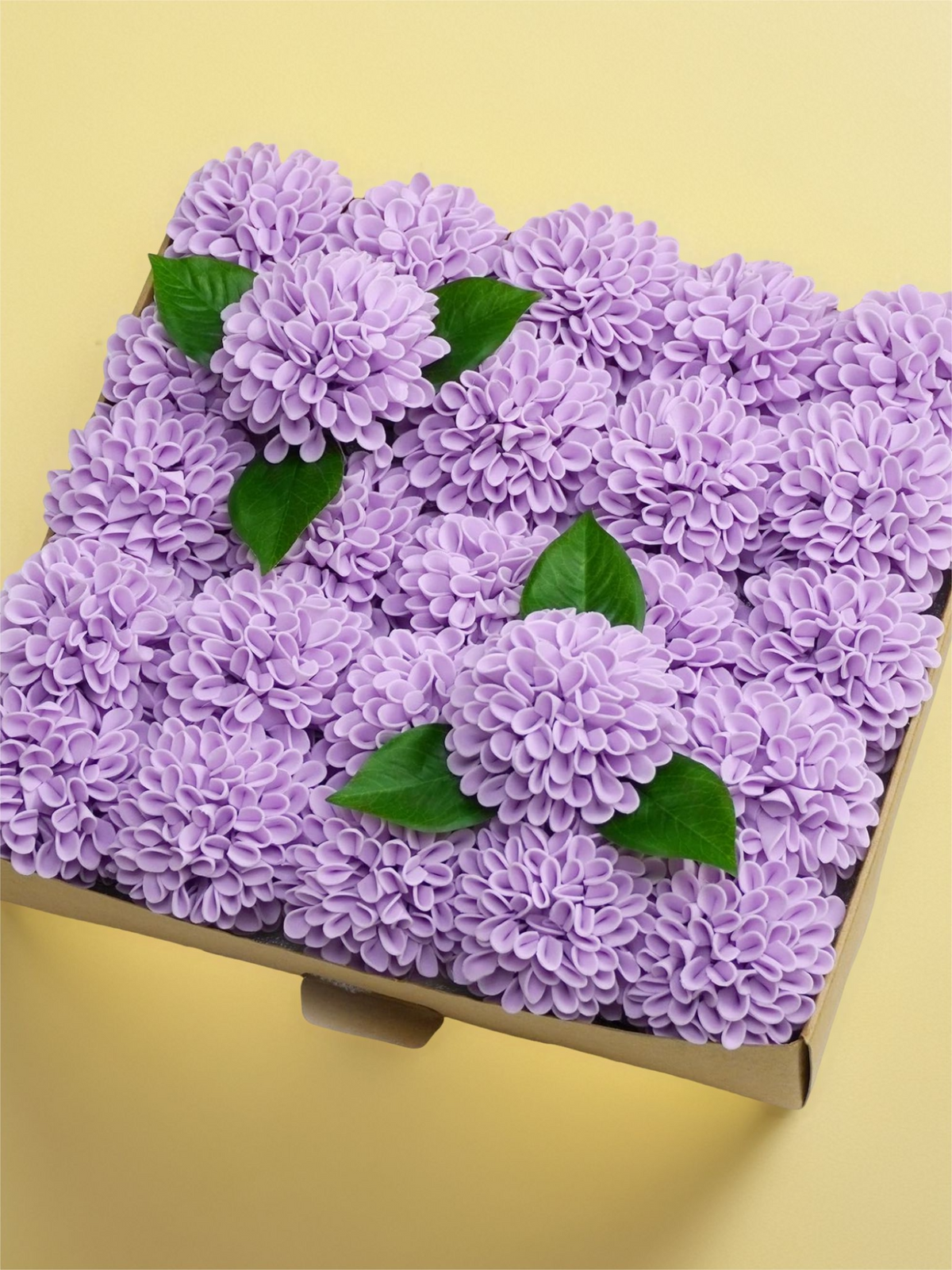 Lilac Fake Floral Artificial Flowers DIY Wedding Bouquet Box Set HH1338