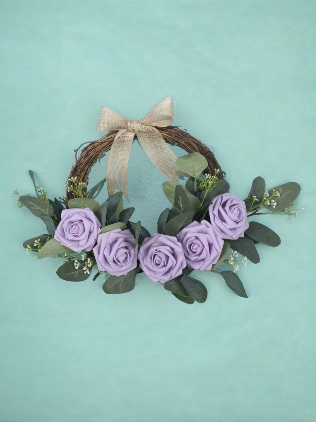 Lilac Fake Floral Artificial Flowers DIY Wedding Bouquet Box Set HH1265