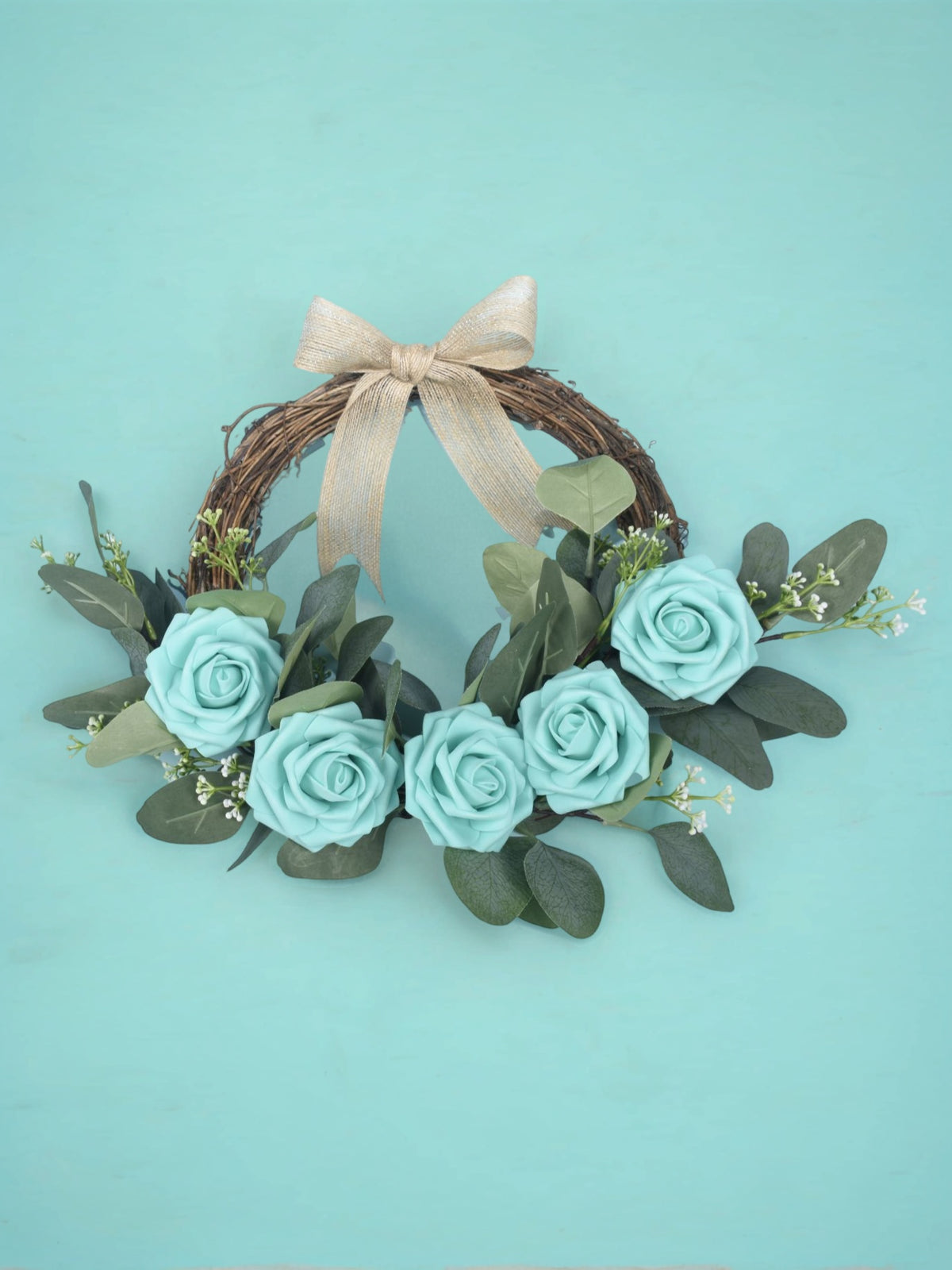 Tiffany Fake Floral Artificial Flowers DIY Wedding Bouquet Box Set HH1302