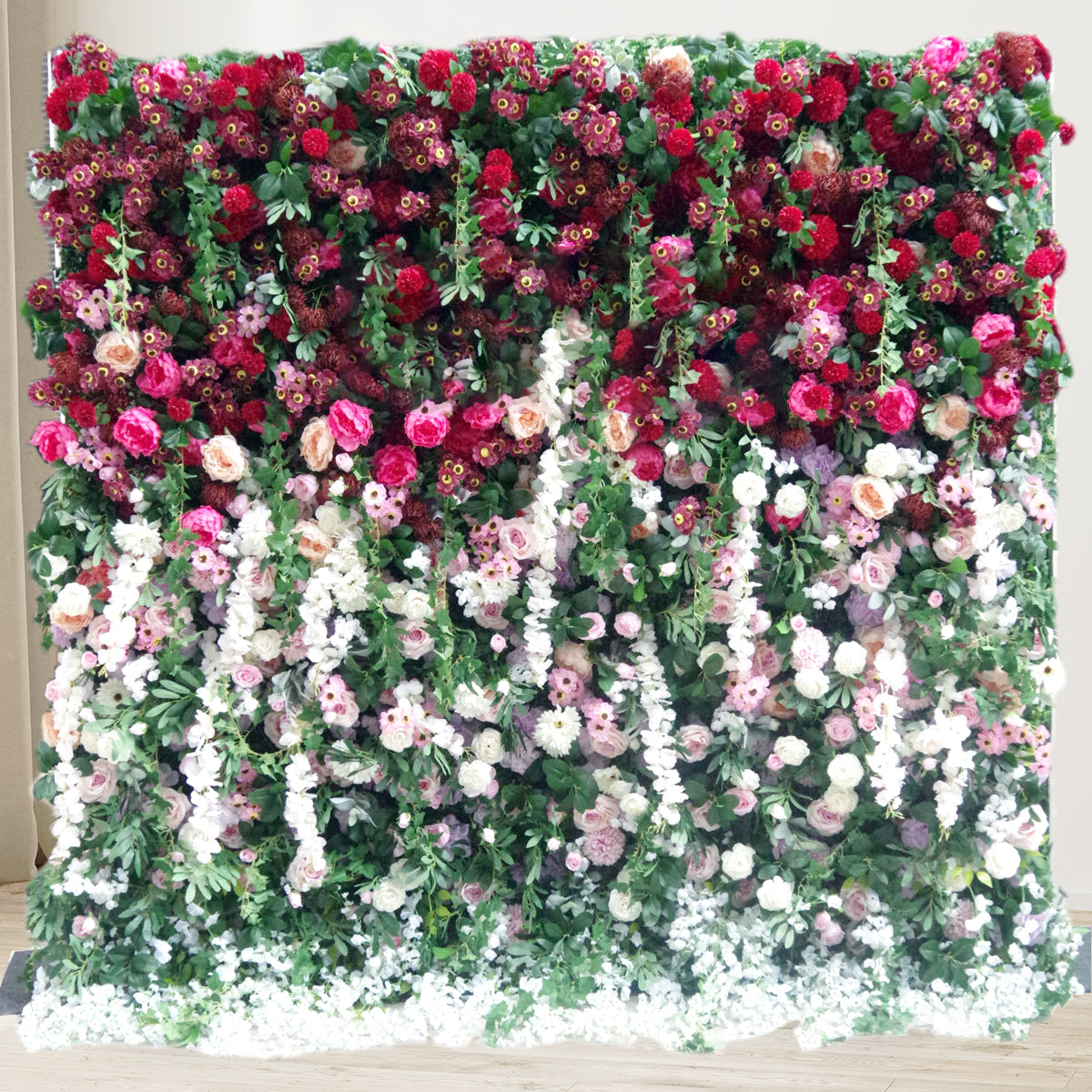 3D Artificial Flower Wall Arrangement Wedding Party Birthday Backdrop Decor HQ1167