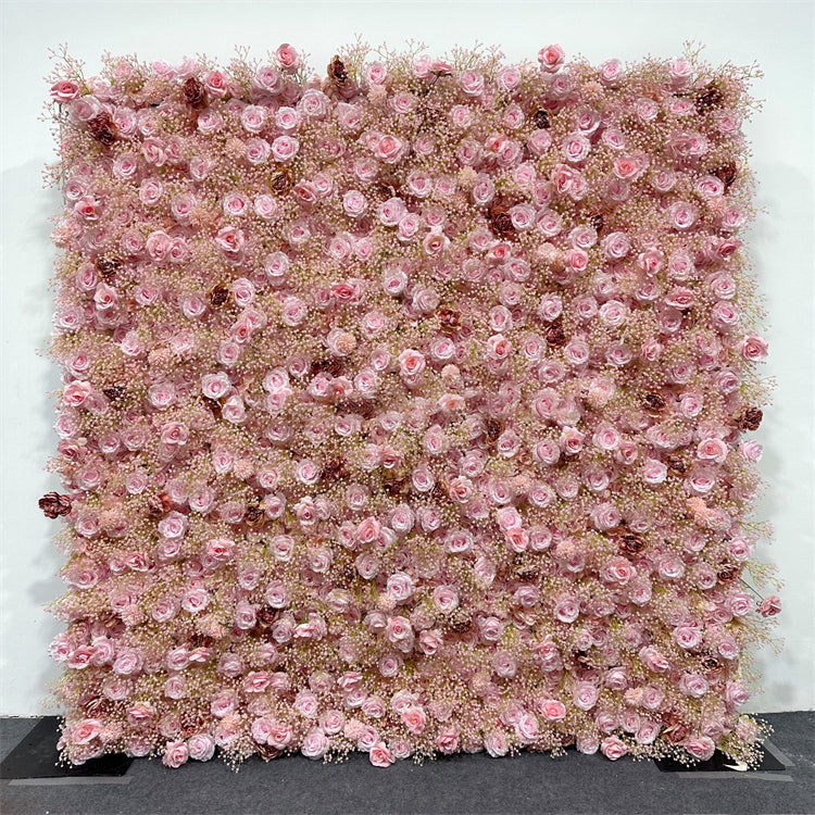 3D Artificial Flower Wall Arrangement Wedding Party Birthday Backdrop Decor HQ3872