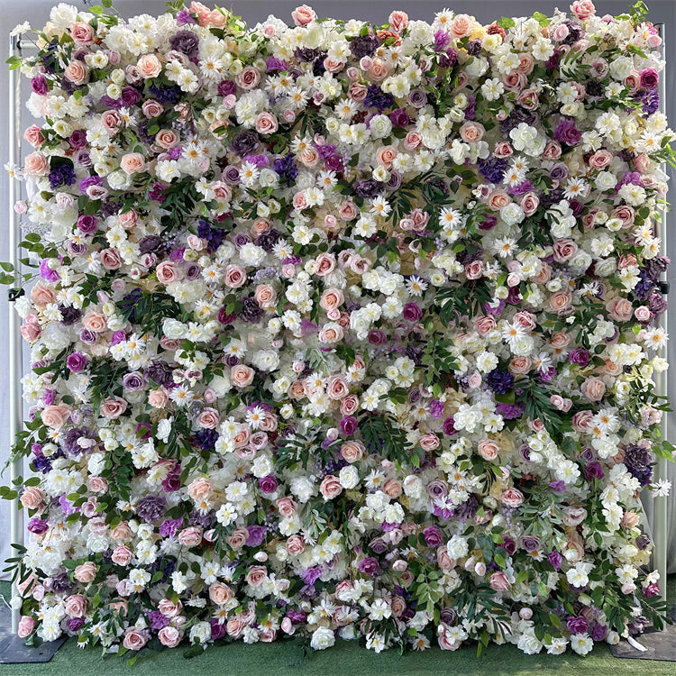 3D Artificial Flower Wall Arrangement Wedding Party Birthday Backdrop Decor HQ3880