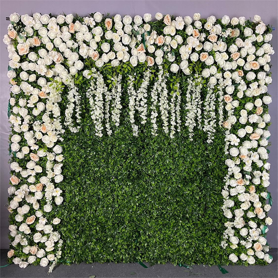 3D Artificial Flower Wall Arrangement Wedding Party Birthday Backdrop Decor HQ3705
