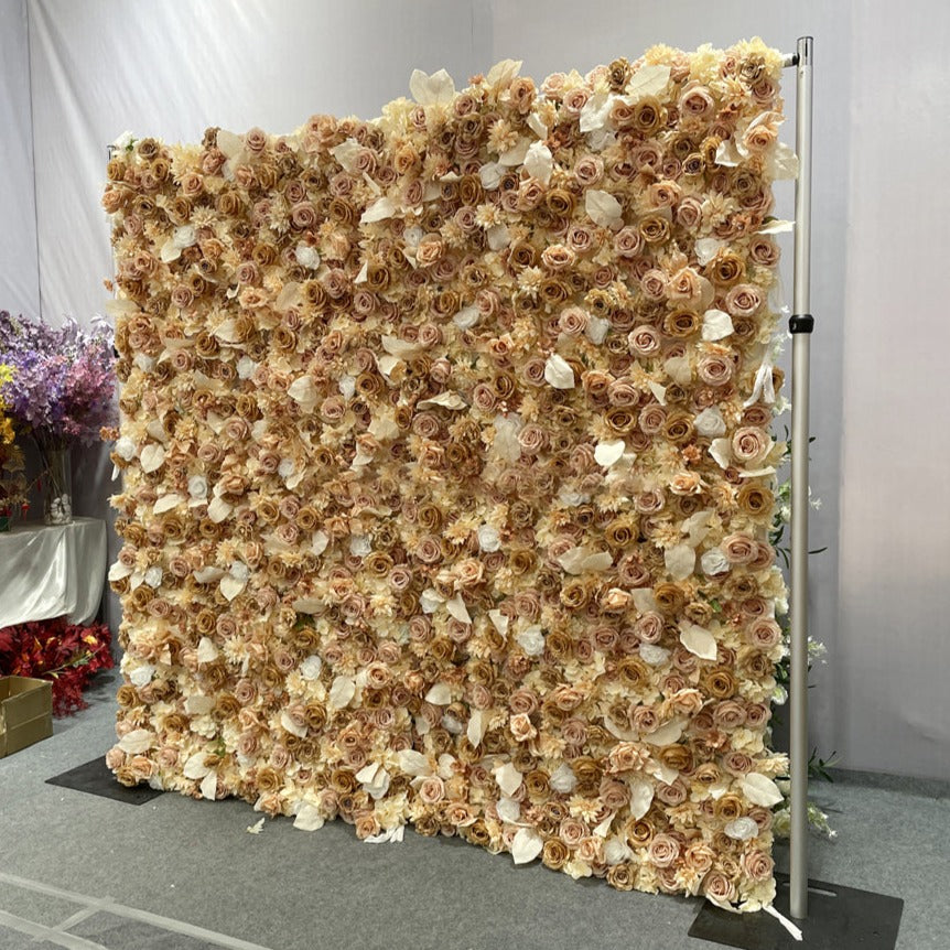 3D Artificial Flower Wall Arrangement Wedding Party Birthday Backdrop Decor HQ3898
