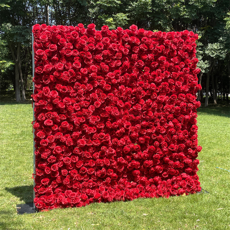 3D Artificial Flower Wall Arrangement Wedding Party Birthday Backdrop Decor HQ3706