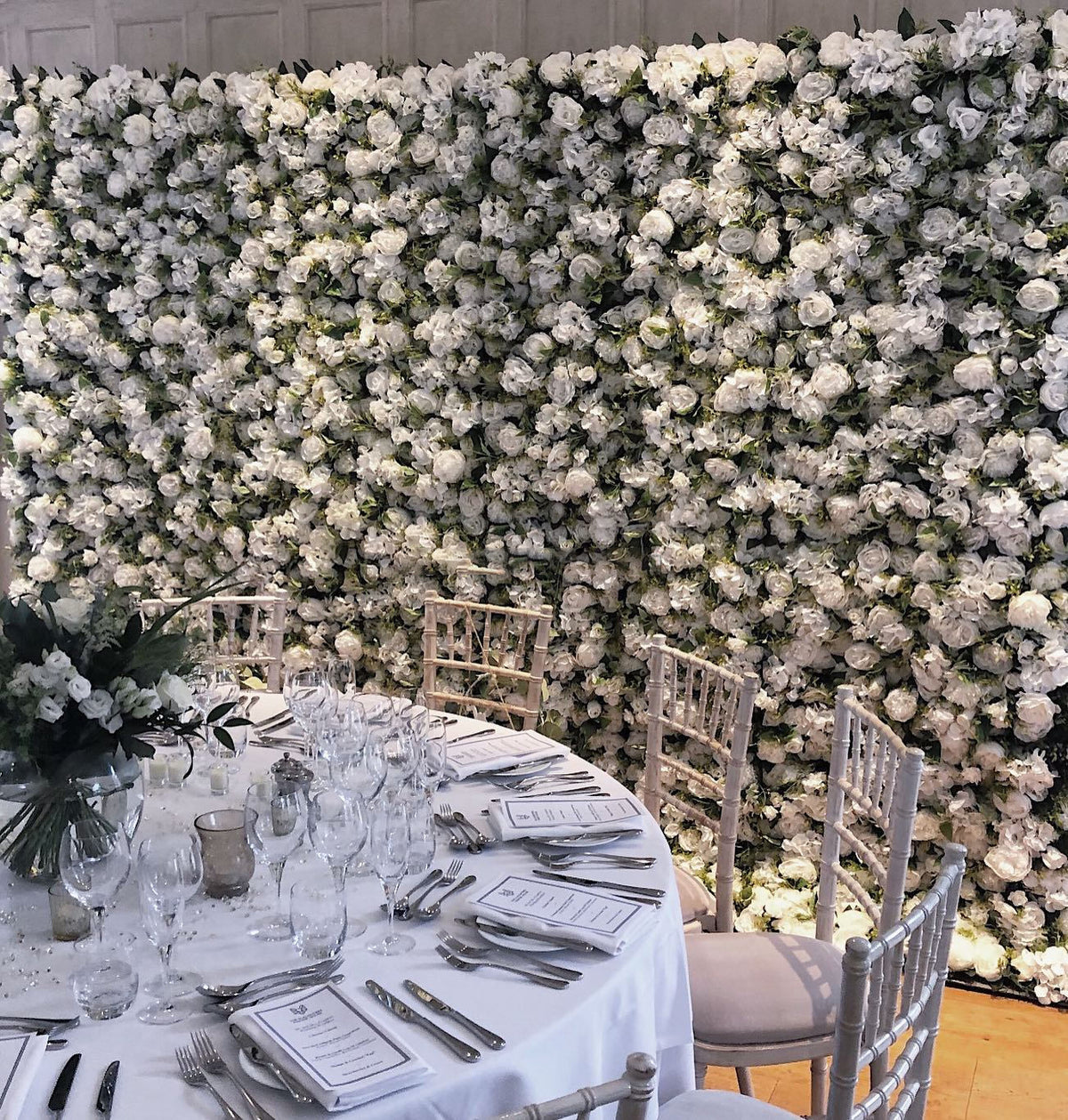 3D Artificial Flower Wall Arrangement Wedding Party Birthday Backdrop Decor HQ3754