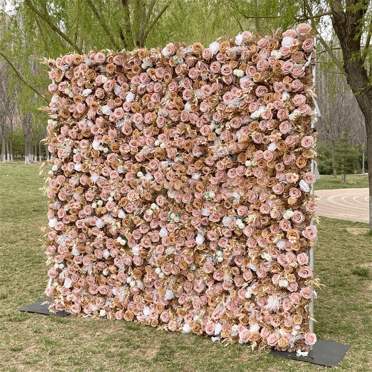 3D Artificial Flower Wall Arrangement Wedding Party Birthday Backdrop Decor HQ3750