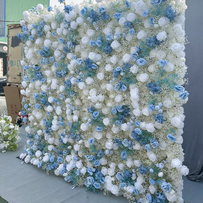 3D Artificial Flower Wall Arrangement Wedding Party Birthday Backdrop Decor HQ3708