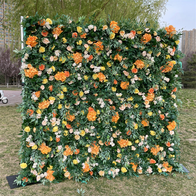 3D Artificial Flower Wall Arrangement Wedding Party Birthday Backdrop Decor HQ3753