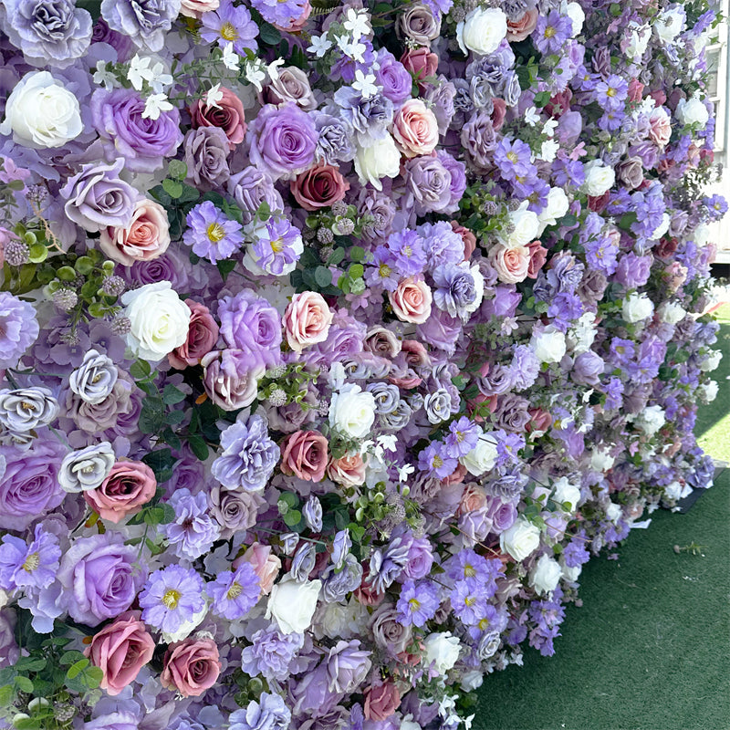 3D Artificial Flower Wall Arrangement Wedding Party Birthday Backdrop Decor HQ3726
