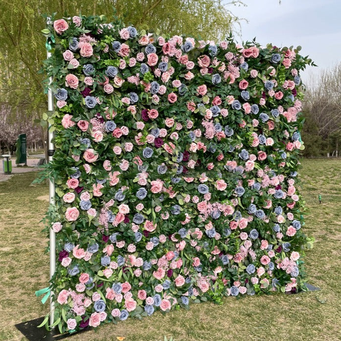 3D Artificial Flower Wall Arrangement Wedding Party Birthday Backdrop Decor HQ3719