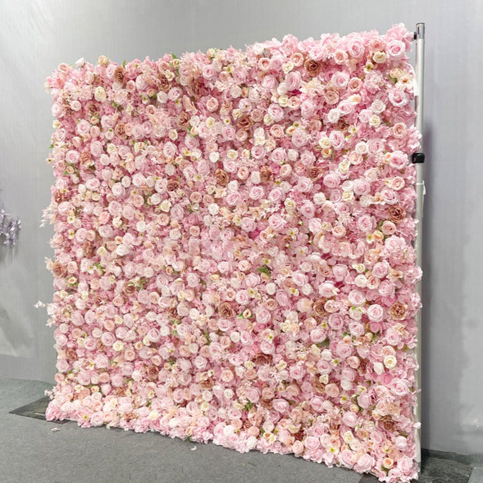 3D Artificial Flower Wall Arrangement Wedding Party Birthday Backdrop Decor HQ3721