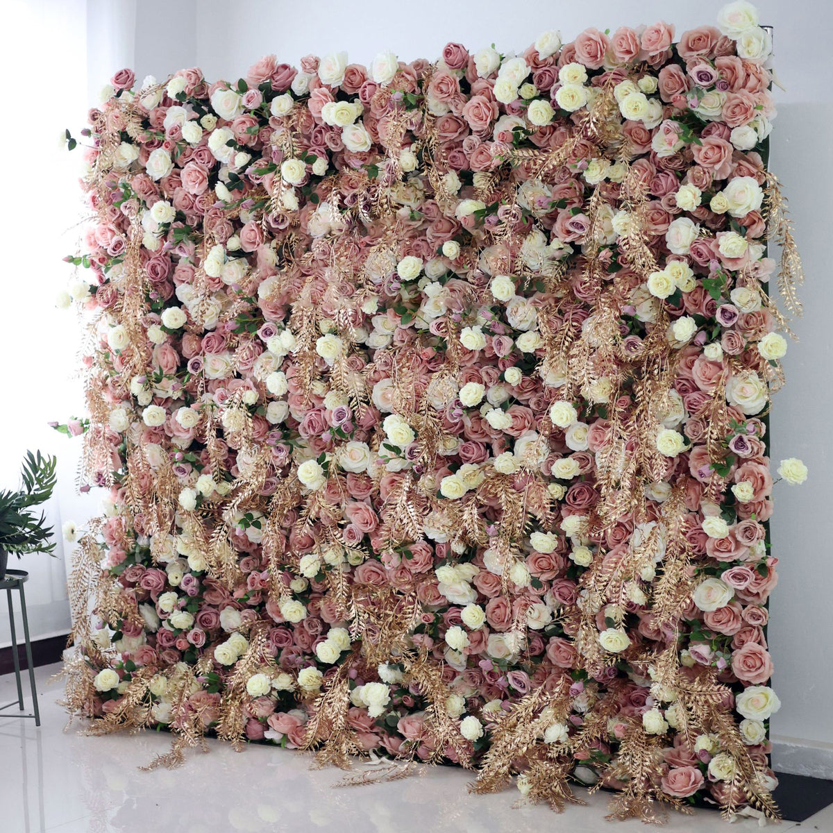 3D Artificial Flower Wall Arrangement Wedding Party Birthday Backdrop Decor HQ1188