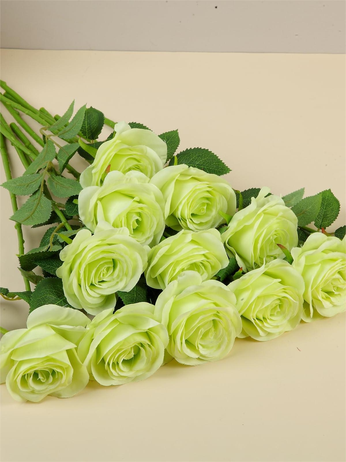Verdancy Artificial Rose Flowers With Long Stems Wedding Bouquet Centerpieces Decorations HH8037