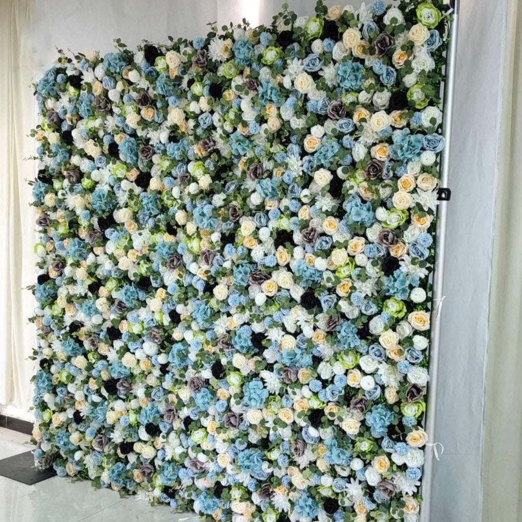 3D Artificial Flower Wall Arrangement Wedding Party Birthday Backdrop Decor HQ3806