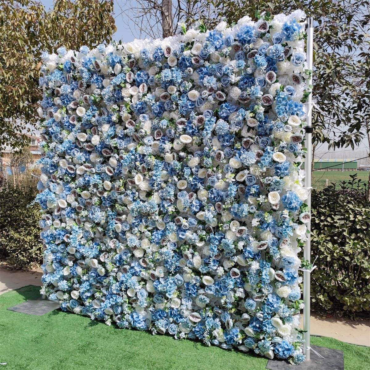 3D Artificial Flower Wall Arrangement Wedding Party Birthday Backdrop Decor HQ3758