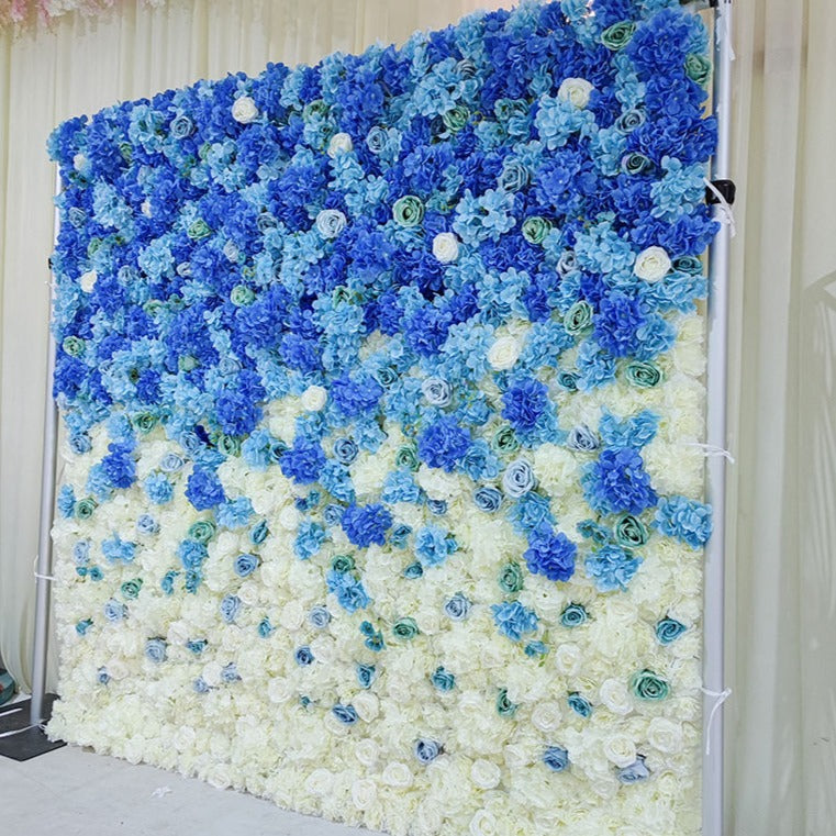 3D Artificial Flower Wall Arrangement Wedding Party Birthday Backdrop Decor HQ3831