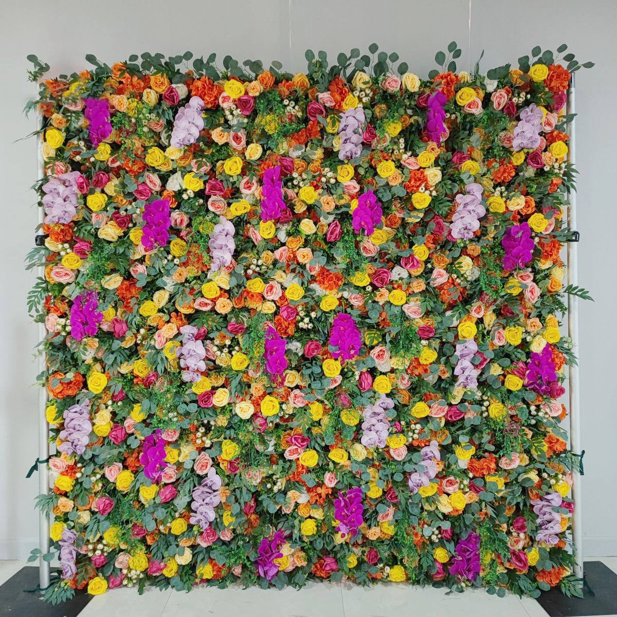 3D Artificial Flower Wall Arrangement Wedding Party Birthday Backdrop Decor HQ3739