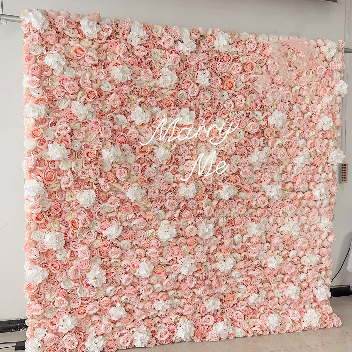 3D Artificial Flower Wall Arrangement Wedding Party Birthday Backdrop Decor HQ3768