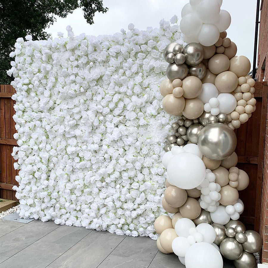 3D Artificial Flower Wall Arrangement Wedding Party Birthday Backdrop Decor HQ3716
