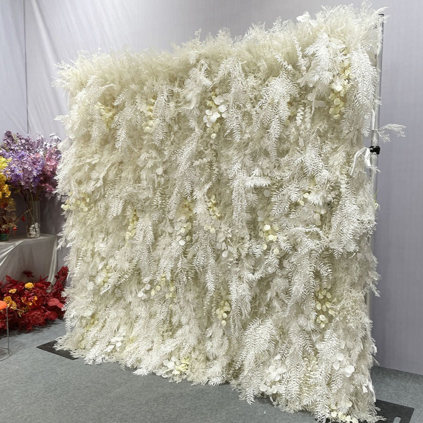 3D Artificial Flower Wall Arrangement Wedding Party Birthday Backdrop Decor HQ3725