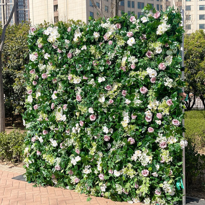 3D Artificial Flower Wall Arrangement Wedding Party Birthday Backdrop Decor HQ3715